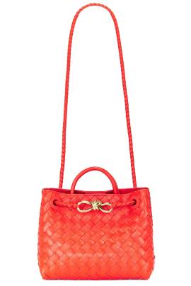 Bottega Veneta TASCHE SMALL ANDIAMO in Tulip & Muse Brass - Red. Size all. von Bottega Veneta