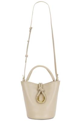 Bottega Veneta TASCHE SMALL LIBERTA in Ecru & Muse Brass - Ivory. Size all. von Bottega Veneta