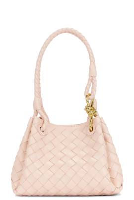 Bottega Veneta TASCHE SMALL PARACHUTE in Cameo & Muse Brass - Cream. Size all. von Bottega Veneta