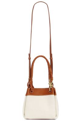 Bottega Veneta TASCHE SMALL PARACHUTE in Natural  Light Wood  & Muse Brass. Size all. von Bottega Veneta