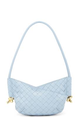 Bottega Veneta TASCHE SMALL SOLSTICE in Ice & Muse Brass - Baby Blue. Size all. von Bottega Veneta