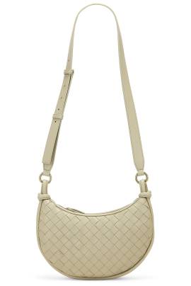 Bottega Veneta TASCHEN GEMELLI MULTIPOCKET in Travertine & Muse Brass - Sage. Size all. von Bottega Veneta