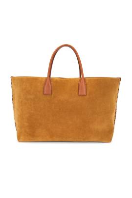 Bottega Veneta TASCHEN LARGE CABAT in Camel & Light Wood - Brown. Size all. von Bottega Veneta