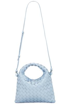 Bottega Veneta TASCHEN MINI HOP in Ice & Muse Brass - Baby Blue. Size all. von Bottega Veneta