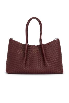 Bottega Veneta TASCHEN NEW TOTE in Madder Brown  Lunar  & Muse Brass - Brown. Size all. von Bottega Veneta