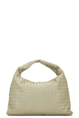 Bottega Veneta TASCHEN SMALL HOP in Travertine & Muse Brass - Taupe. Size all. von Bottega Veneta