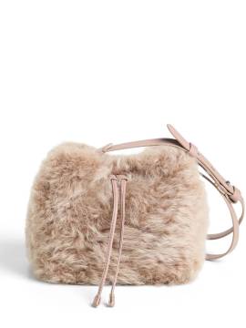 Brunello Cucinelli Kids Beuteltasche aus Shearling - Nude von Brunello Cucinelli Kids