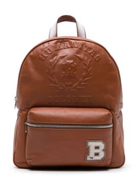 Brunello Cucinelli Kids Rucksack mit Prägung - Braun von Brunello Cucinelli Kids