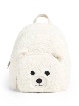 Brunello Cucinelli Kids Stoffteddy-Rucksack - Weiß von Brunello Cucinelli Kids