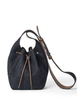 Brunello Cucinelli Kleine BC Duo Beuteltasche - Blau von Brunello Cucinelli