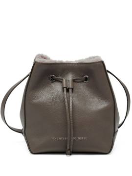 Brunello Cucinelli Kleine BC Duo Beuteltasche - Braun von Brunello Cucinelli