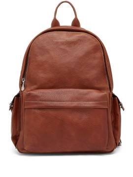 Brunello Cucinelli Rucksack aus Leder mit Logo-Stempel - Braun von Brunello Cucinelli