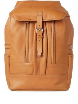 Brunello Cucinelli Rucksack aus Leder mit Schnallen - Braun von Brunello Cucinelli