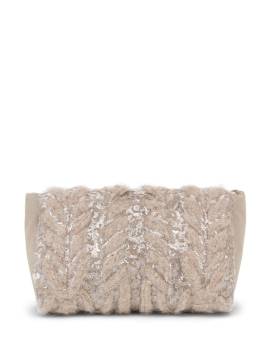 Brunello Cucinelli Verzierte Clutch - Nude von Brunello Cucinelli