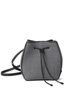 Brunello Cucinelli Kleine BC Duo Canvas-Beuteltasche - Grau von Brunello Cucinelli