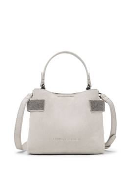 Brunello Cucinelli Kleine Essence Tote Bag - Grau von Brunello Cucinelli