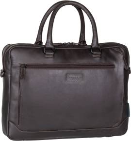 Bugatti Clark Briefcase  in Braun (13.5 Liter), Aktentasche von Bugatti