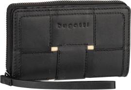 Bugatti Lia Zip Ladies Wallet  in Schwarz (0.6 Liter), Geldbörse von Bugatti