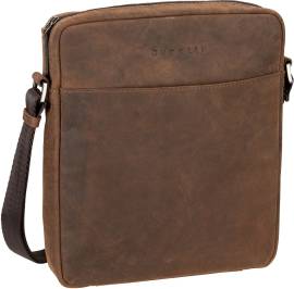 Bugatti Luca Shoulderbag  in Braun (3 Liter), Umhängetasche von Bugatti