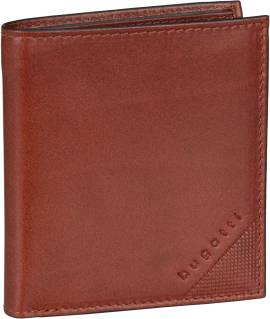 Bugatti Nobile Vertical Wallet Small with Flap  in Cognac (0.3 Liter), Geldbörse von Bugatti