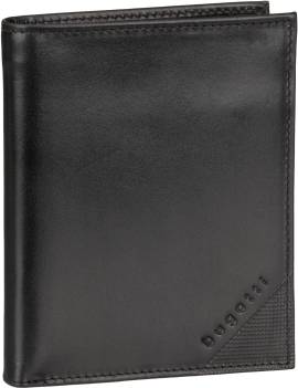 Bugatti Nobile Vertical Wallet with Flap  in Schwarz (0.3 Liter), Geldbörse von Bugatti