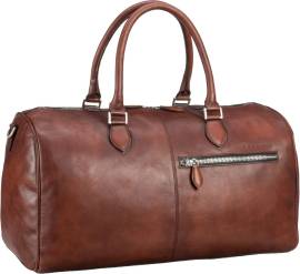 Bugatti Domus Travel Bag  in Cognac (27.6 Liter), Reisetasche von Bugatti