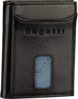 Bugatti Secure Slim Mini Zip Wallet Special 1485R  in Schwarz (0.1 Liter), Geldbörse von Bugatti