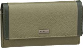 Bugatti Sina Ladies Long Wallet With Flap  in Grün (0.5 Liter), Geldbörse von Bugatti