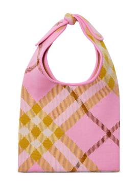 Burberry Kids Karierte Handtasche - Rosa von Burberry