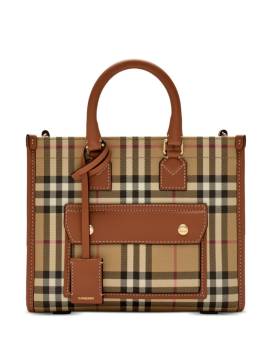 Burberry Mini Freya Handtasche - Nude von Burberry