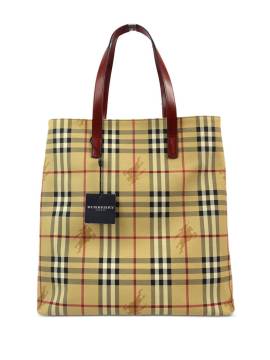 Burberry Pre-Owned 1990-2000 Shopper mit Haymarket Check - Nude von Burberry