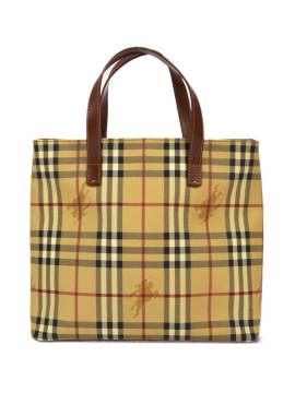 Burberry Pre-Owned 1990-2000 Shopper mit Haymarket Check - Nude von Burberry