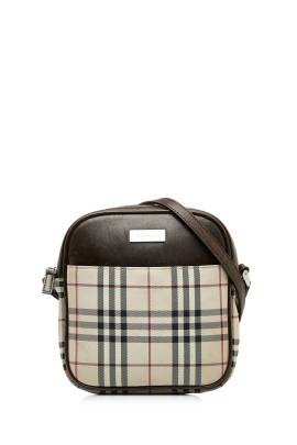 Burberry Pre-Owned 2000-2010 pre-owned Umhängetasche mit House-Check - Braun von Burberry