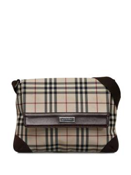 Burberry Pre-Owned 2000-2010 pre-owned Umhängetasche mit House-Karo - Braun von Burberry