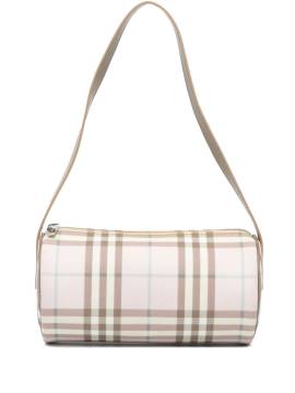 Burberry Pre-Owned 2000-2017 Candy Check Canvas Barrel Schultertasche - Rosa von Burberry