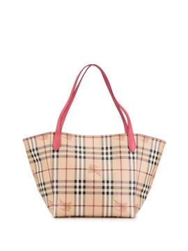 Burberry Pre-Owned 2000-2017 Haymarket Check Canvas Tote Bag - Braun von Burberry