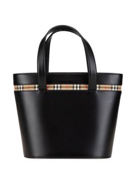 Burberry Pre-Owned 2000-2017 Handtasche mit House Check - Schwarz von Burberry