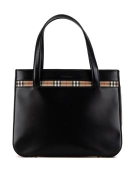 Burberry Pre-Owned 2000-2017 Handtasche mit House Check - Schwarz von Burberry