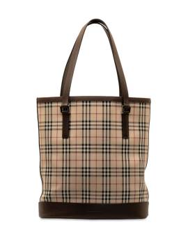 Burberry Pre-Owned 2000-2017 pre-owned Shopper mit House-Karo - Braun von Burberry