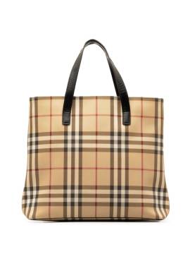 Burberry Pre-Owned 2000-2017 pre-owned Shopper mit House-Karo - Braun von Burberry