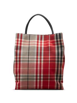 Burberry Pre-Owned 2000-2017 pre-owned Shopper mit House-Karo - Rot von Burberry