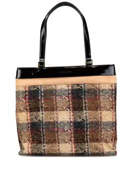 Burberry Pre-Owned 2000-2017 karierte Tote Bag aus Tweed - Braun von Burberry