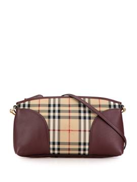 Burberry Pre-Owned 2000-2018 kleine Horseferry Check Coated Canvas Chichester Umhängetasche - Braun von Burberry