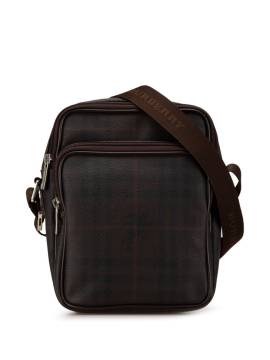 Burberry Pre-Owned 2003 Smoke Check Umhängetasche aus beschichtetem Canvas - Braun von Burberry