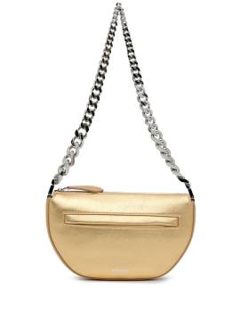 Burberry Pre-Owned 2010-2023 mini Olympia Zip Chain Schultertasche im Metallic-Look - Gold von Burberry