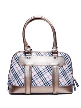 Burberry Pre-Owned Handtasche mit House-Check - Nude von Burberry