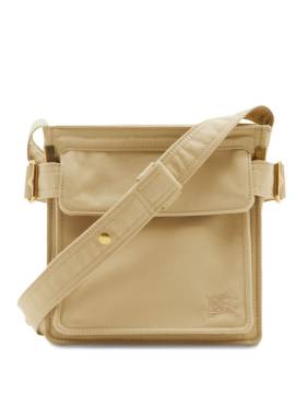 Burberry Trench Kuriertasche mit Logo-Stickerei - Nude von Burberry