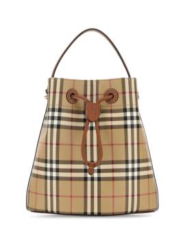 Burberry Beuteltasche mit Vintage-Check - Nude von Burberry