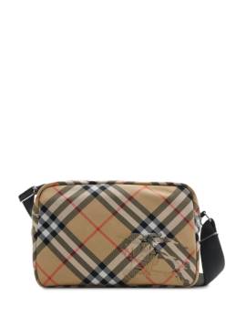 Burberry Kuriertasche mit Vintage-Check - Nude von Burberry