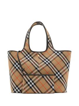 Burberry Mittelgroßer Shopper mit Vintage-Karo - Nude von Burberry